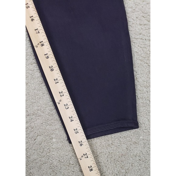 Kut from the Kloth Purple High Rise Ankle Skinny Pants Mens 20W Cotton Blend - Picture 12 of 13